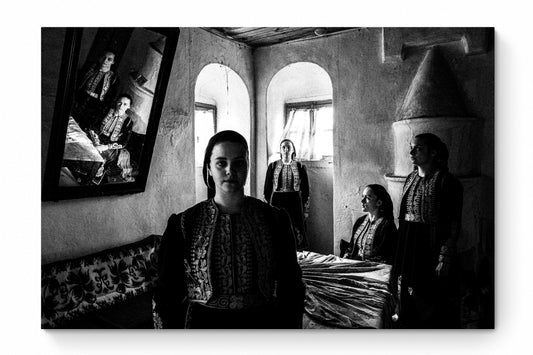 Filiates, Thesprotia, Epirus, Greece | Mirrored Portraits | Black-and-White Wall Art Photography - thumb