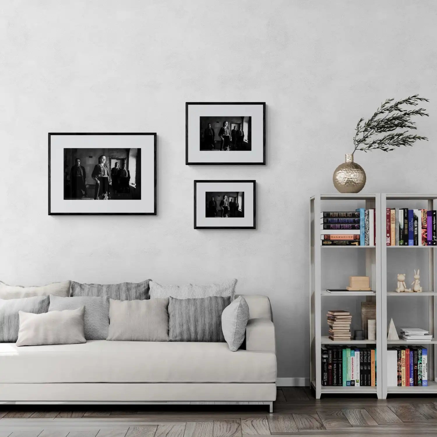 Filiates, Thesprotia, Epirus, Greece | Dresses in a House | Black-and-White Wall Art Photography - framing options