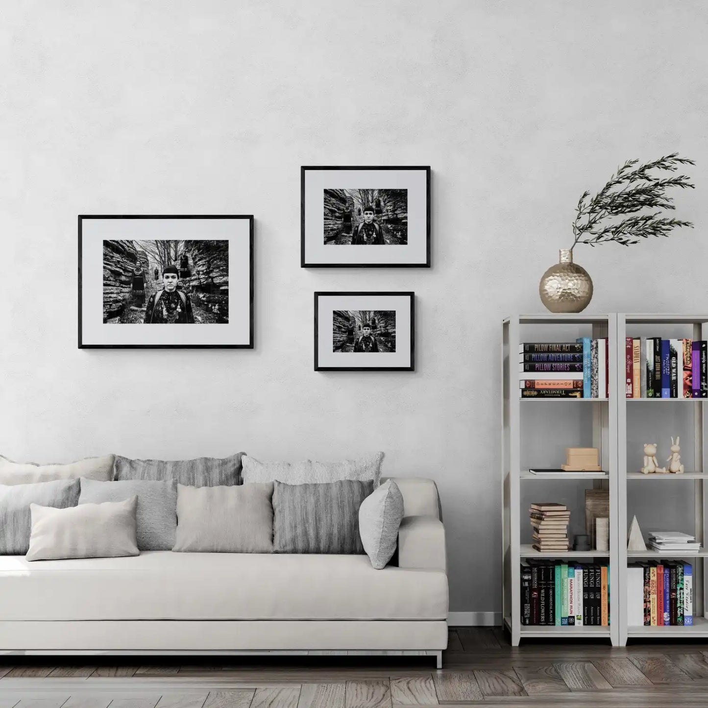 Zagori, Epirus, Greece | Costumes at Stone Forest | Black-and-White Wall Art Photography - framing options