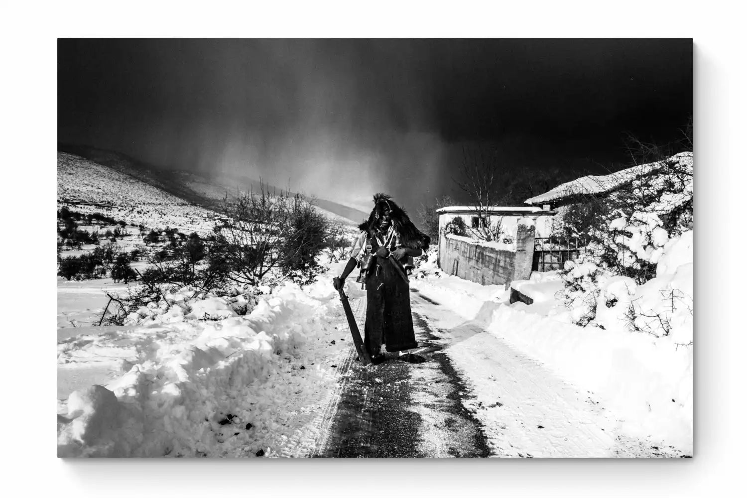 Black and White Photography Wall Art Greece | Arapides in Volax Drama by George Tatakis - whole photo