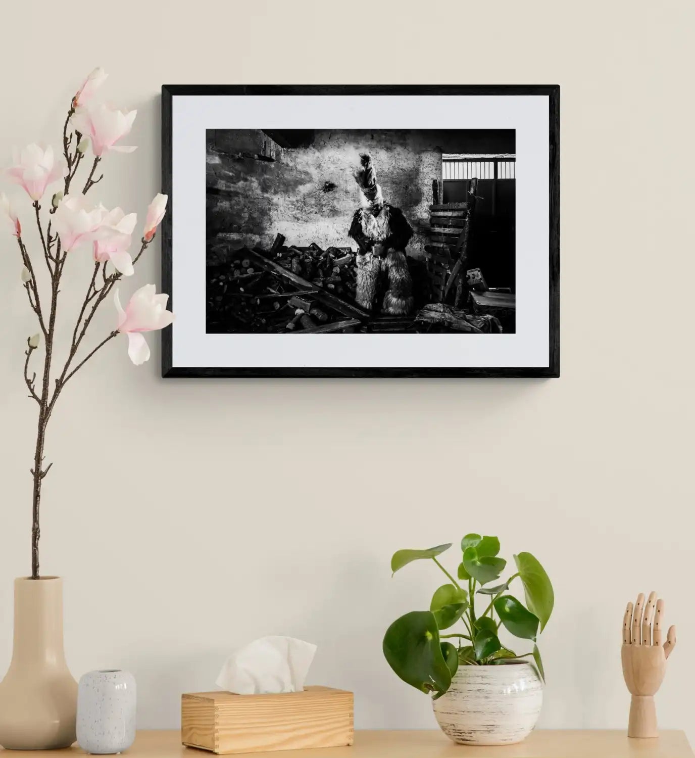 Black and White Photography Wall Art Greece | Arkoudes in Volax Drama by George Tatakis - single framed photo