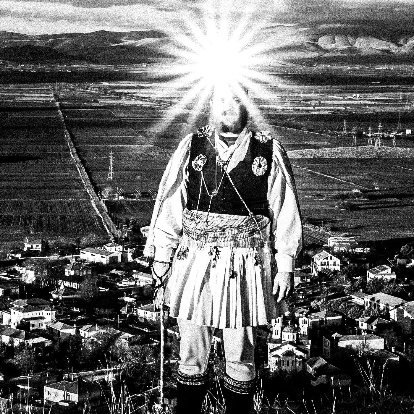 Black and White Photography Wall Art Greece | Kotsamanos of Tetralofos shining Kozani W. Macedonia by George Tatakis - detailed view