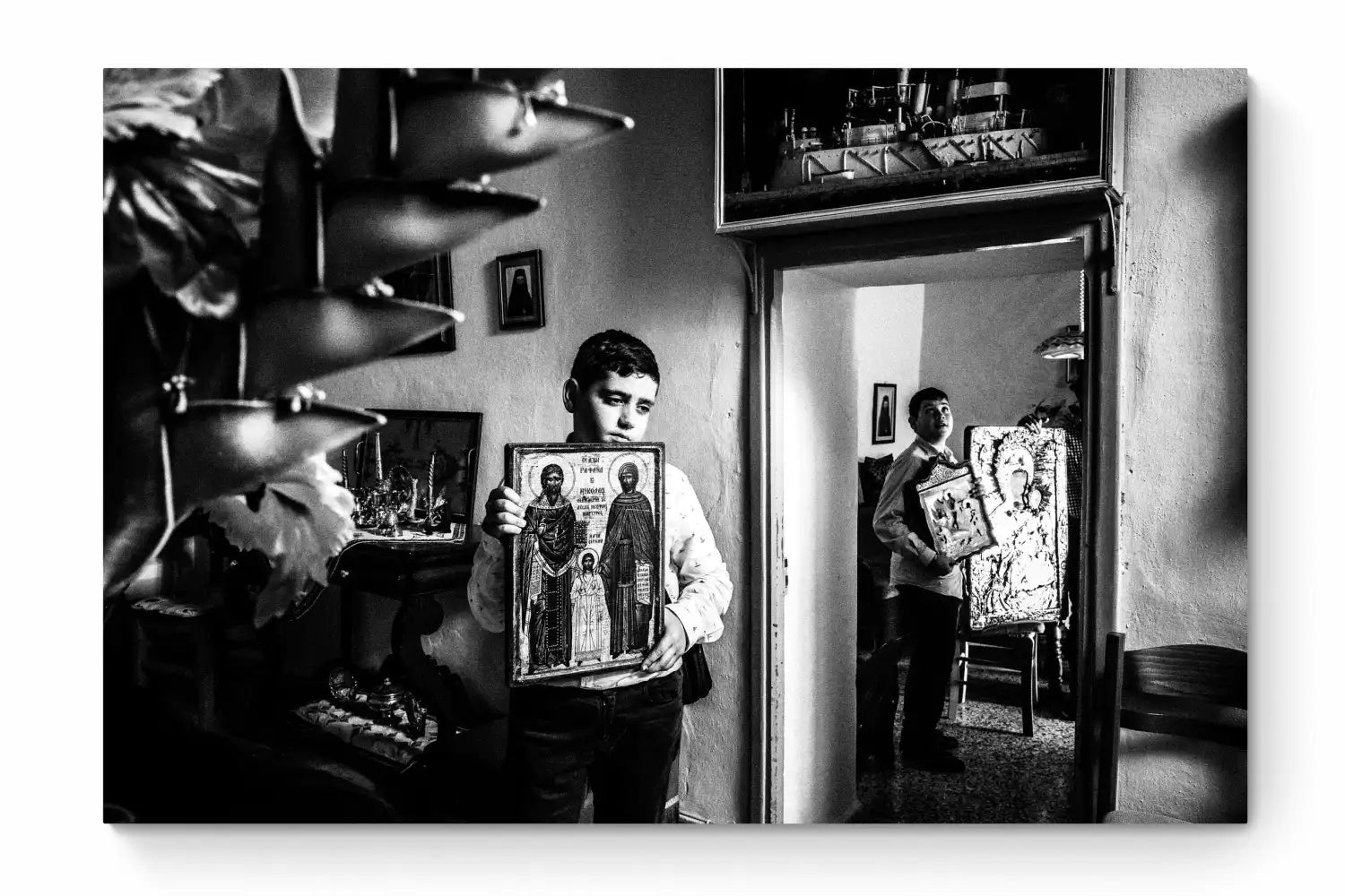 Black & White Art Wall | Icons on Patmos – George Tatakis