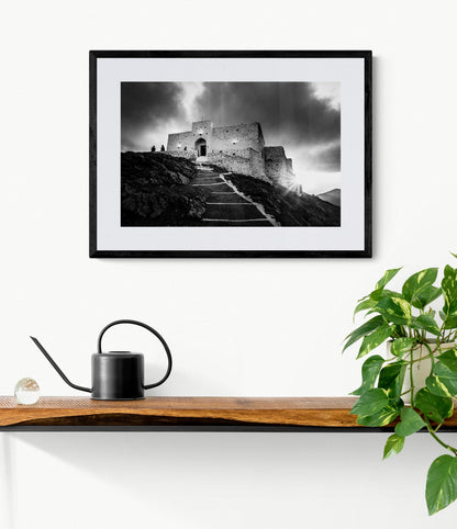 Black and White Photography Wall Art Greece | Profits Elias Sifnos Cyclades by George Tatakis - single framed photo