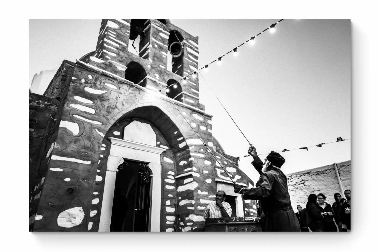 Black and White Photography Wall Art Greece | Profitis Elias Sifnos Cyclades by George Tatakis - whole photo