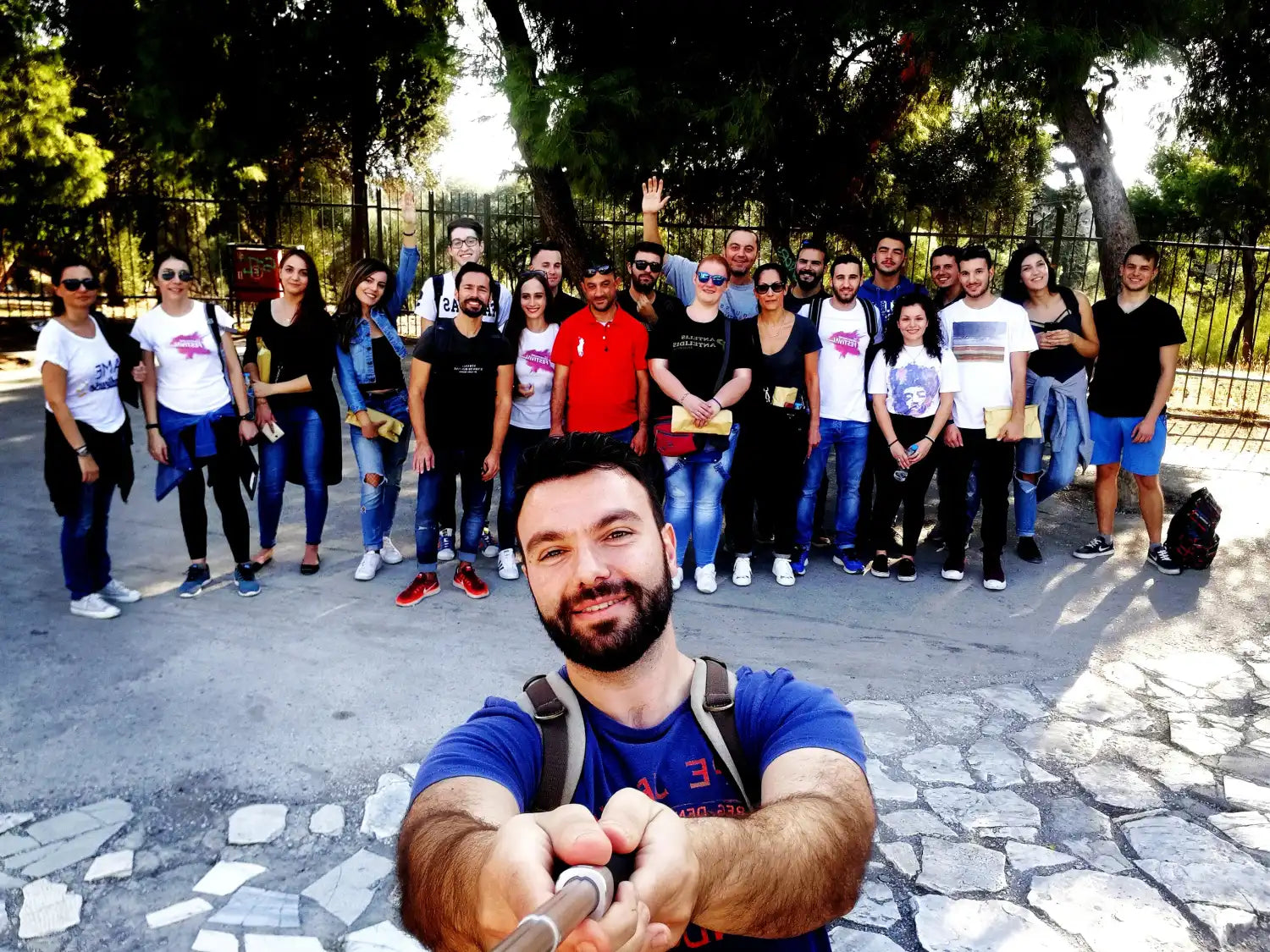 George Tatakis teaching a photography class