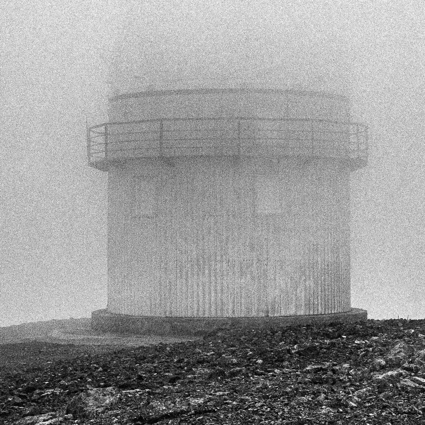 Black and White Photography Wall Art Greece | Skinakas Observatory Crete by George Tatakis - detailed view