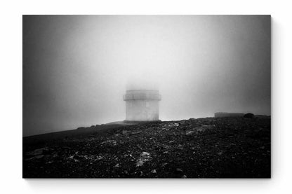 Black and White Photography Wall Art Greece | Skinakas Observatory Crete by George Tatakis - whole photo