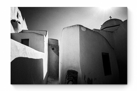 Long Forms at Emporio | Santorini | Chorōs | Black-and-white wall art photography from Greece - whole photo