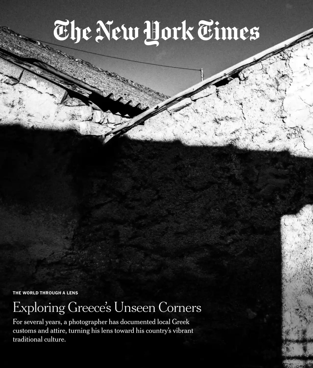 George Tatakis published on the New York Times