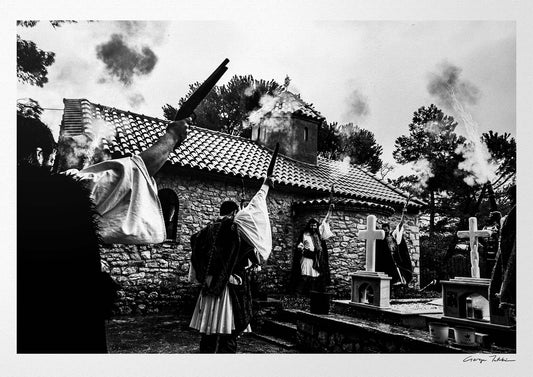 Black and White Photography Wall Art Greece | Agia Lavra Kalavryta Peloponnese
