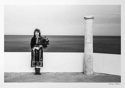 Black and White Photography Wall Art Greece | St. Minas Olympos Karpathos Dodecanese by George Tatakis