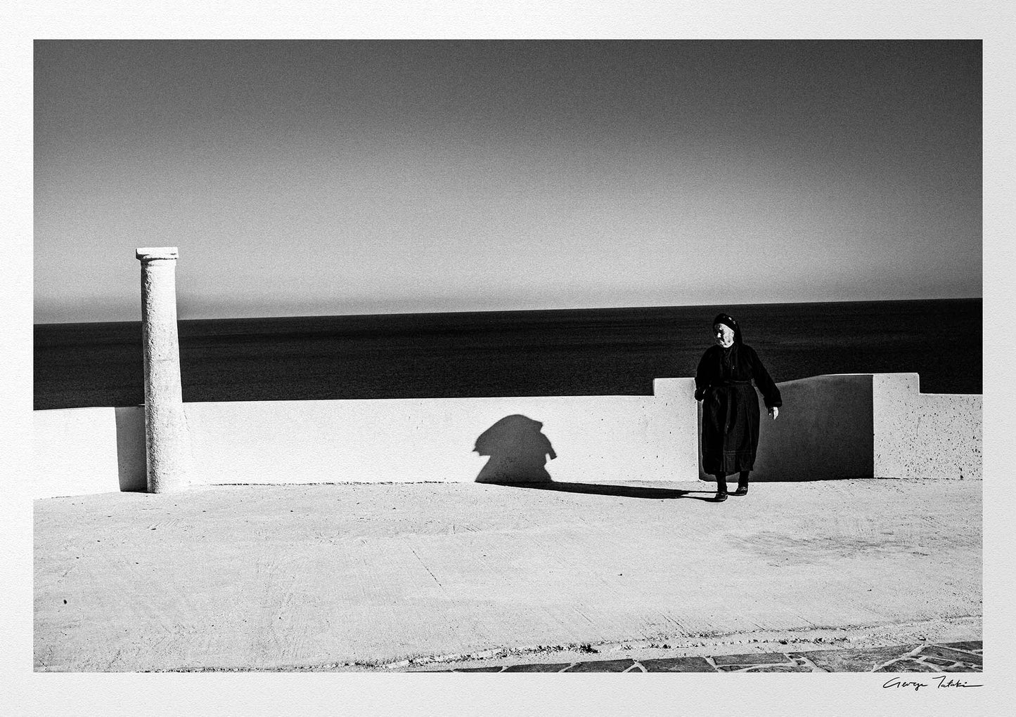 Black and White Photography Wall Art Greece | St. Minas Olympos Karpathos Dodecanese by George Tatakis