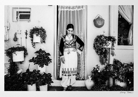 Black and White Photography Wall Art Greece | Garden Anogia Crete by George Tatakis