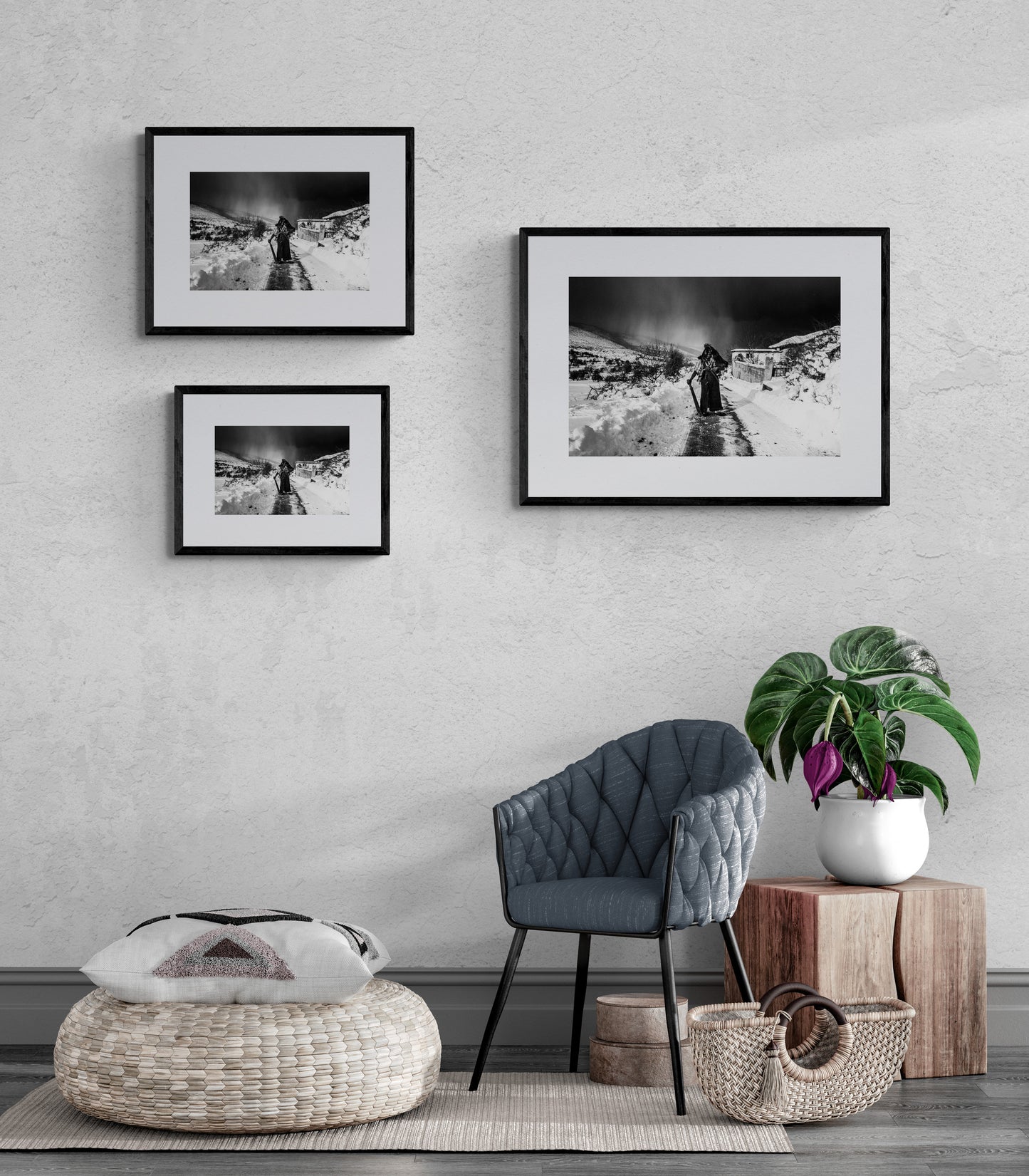 Black and White Photography Wall Art Greece | Arapides in Volax Drama by George Tatakis - framing options