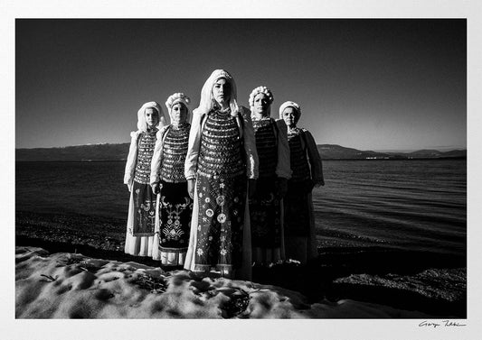 Black and White Photography Wall Art Greece | Costumes of Atalanti Lokris Phthiotis Greece by George Tatakis