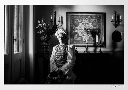 Black and White Photography Wall Art Greece | Costume of Atalanti Lokris Phthiotis Greece by George Tatakis