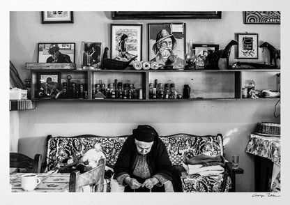 Black and White Photography Wall Art Greece | Avlona Olympos Karpathos Dodecanese by George Tatakis