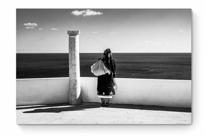 Black and White Photography Wall Art Greece | St. Minas Olympos Karpathos Dodecanese by George Tatakis - whole photo