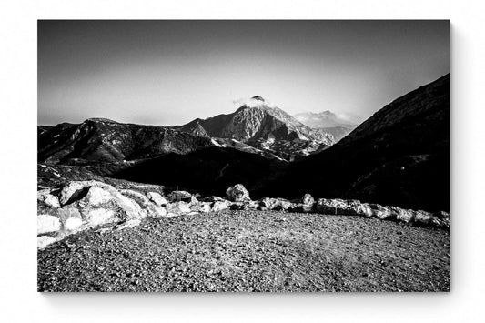 Black and White Photography Wall Art Greece | Mountains in Olympos Karpathos Dodecanese by George Tatakis - whole photo