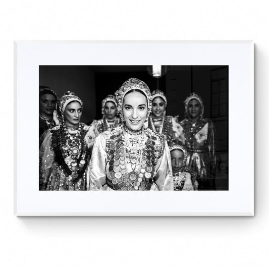 Black and White Photography Wall Art Greece | Limited Edition numbered signed. Bride in Diafani Olympos Karpathos Dodecanese.