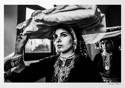 Black and White Photography Wall Art Greece | Dowry arriving at Diafani Olympos Karpathos Dodecanese by George Tatakis