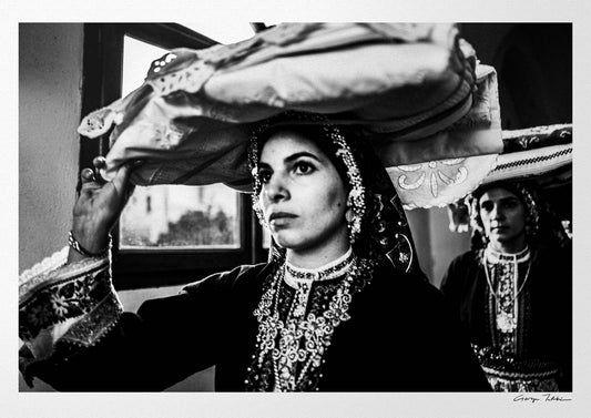 Black and White Photography Wall Art Greece | Dowry arriving at Diafani Olympos Karpathos Dodecanese by George Tatakis