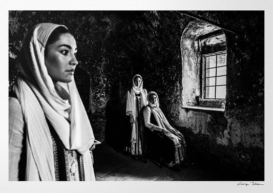 Black and White Photography Wall Art Greece | Elata costumes Mastichochorea Chios island Greece by George Tatakis