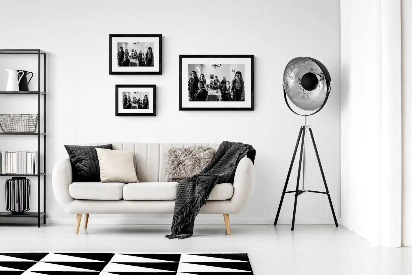 Black and White Photography Wall Art Greece | Costumes of Platanos in a traditional local house Nafpaktos Aetoloacarnanea Greece by George Tatakis - framing options