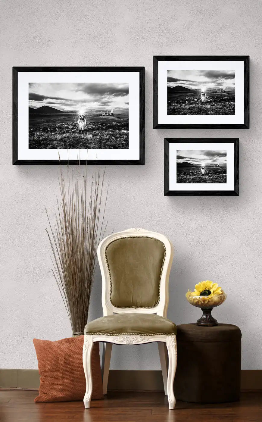 Black and White Photography Wall Art Greece | Kotsamanos of Tetralofos shining Kozani W. Macedonia by George Tatakis - framing options