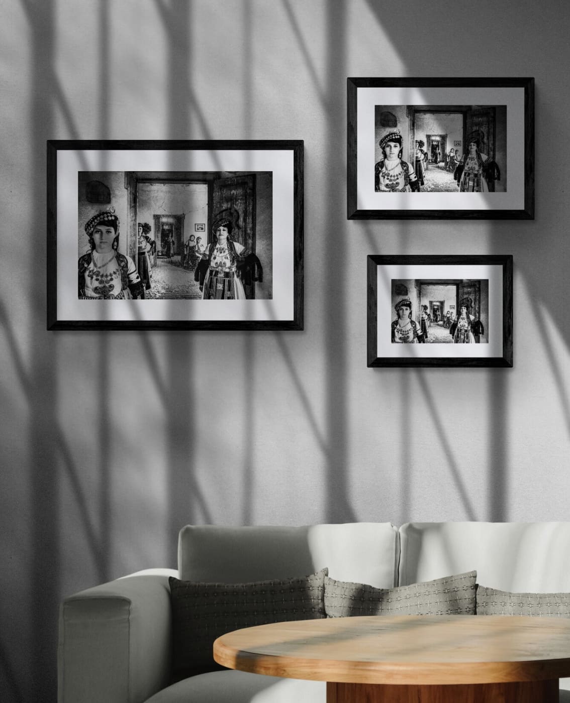 Black and White Photography Wall Art Greece | Karagouna dresses in Glinos Trikala Thessaly by George Tatakis - framing options