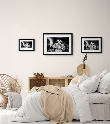 Black and White Photography Wall Art Greece | Bridal preparations in Diafani Olympos Karpathos by George Tatakis - framing options