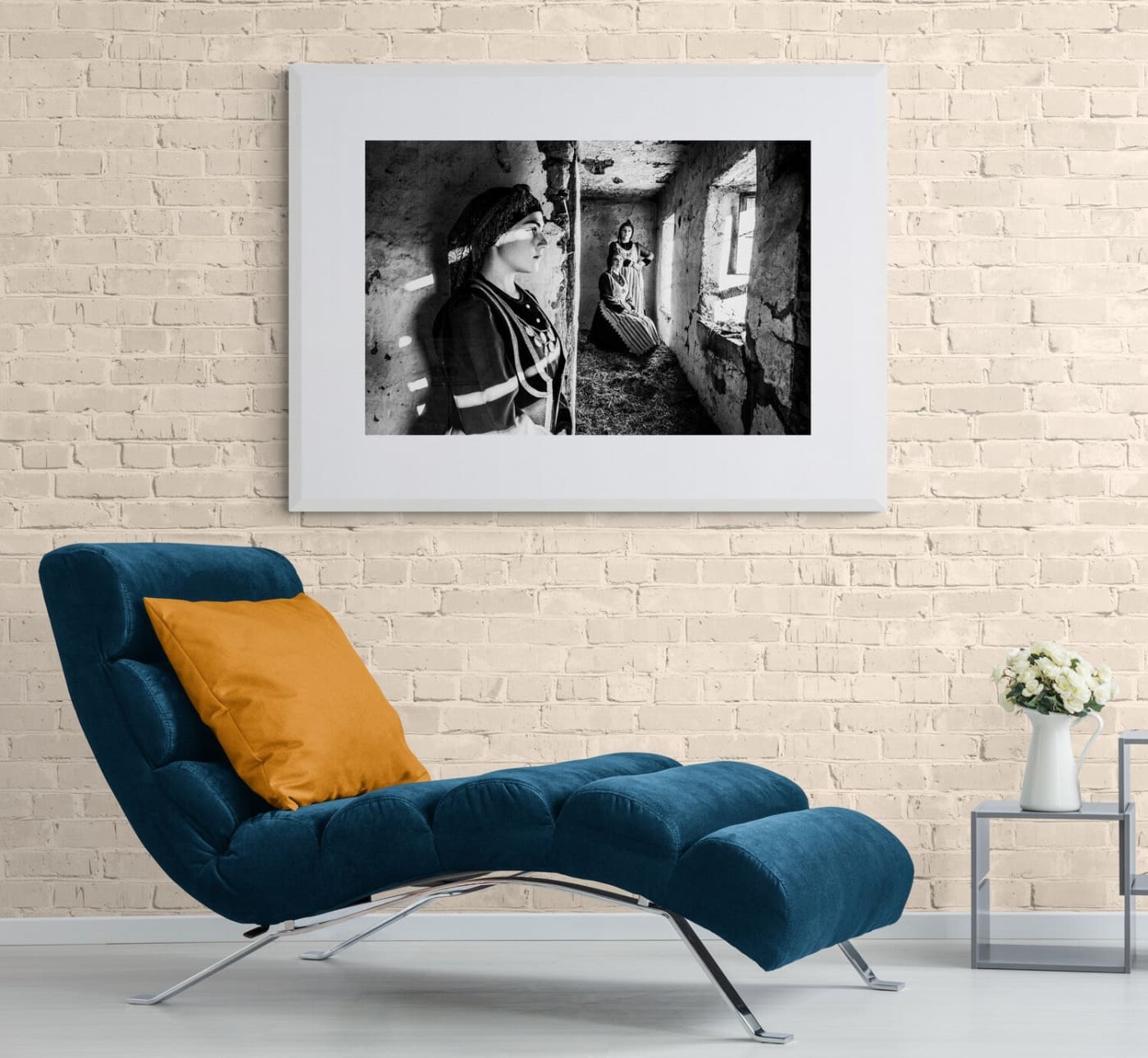 Black and White Photography Wall Art Greece | Limited Edition numbered signed. Rural costumes of Kastoria W. Macedonia