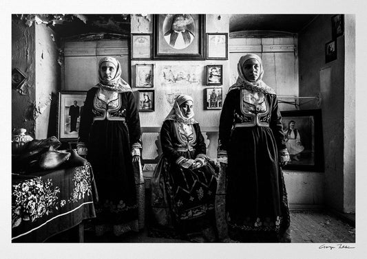 Black and White Photography Wall Art Greece | Costumes of Geraki in a traditional home Lakonia Peloponnese by George Tatakis