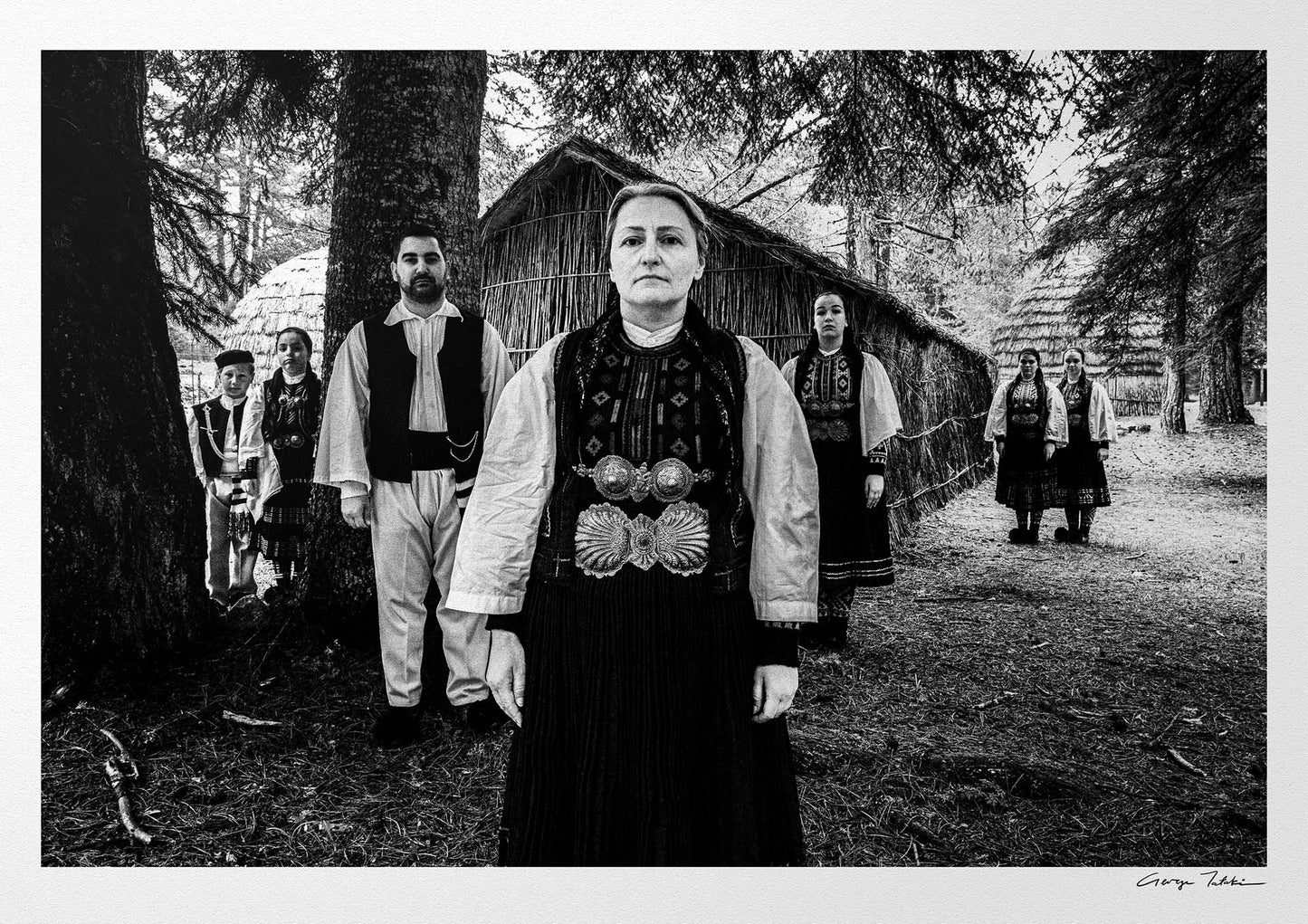 Sarakatsani, Gyftokampos, Epirus, Greece | Nomadic Huts | Black-and-White Wall Art Photography