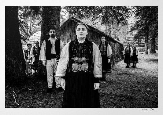 Sarakatsani, Gyftokampos, Epirus, Greece | Nomadic Huts | Black-and-White Wall Art Photography
