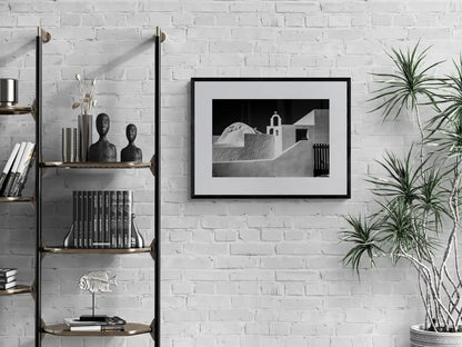 Architectural Forms | Santorini | Chorōs | Black-and-white wall art photography from Greece