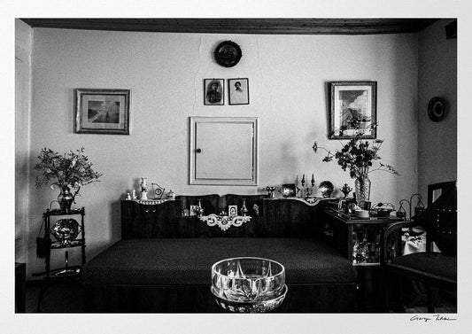 Ioannina, Epirus, Greece | Home Interior | Black-and-White Wall Art Photography