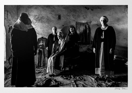Black and White Photography Wall Art Greece | Kardamyla costumes Chios island Greece by George Tatakis