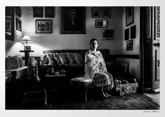 Black and White Photography Wall Art Greece | Costume of Kastellorizon island in a traditional local house Dodecanese Greece by George Tatakis
