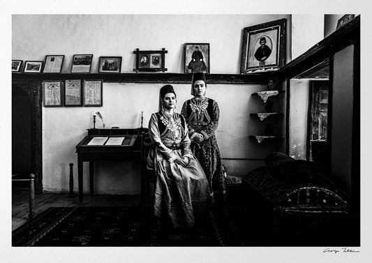 Black and White Photography Wall Art Greece | Urban costumes of Kastoria W. Macedonia by George Tatakis