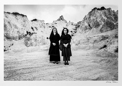 Black and White Photography Wall Art Greece | Costumes of Lefkada island Ionian Sea by George Tatakis
