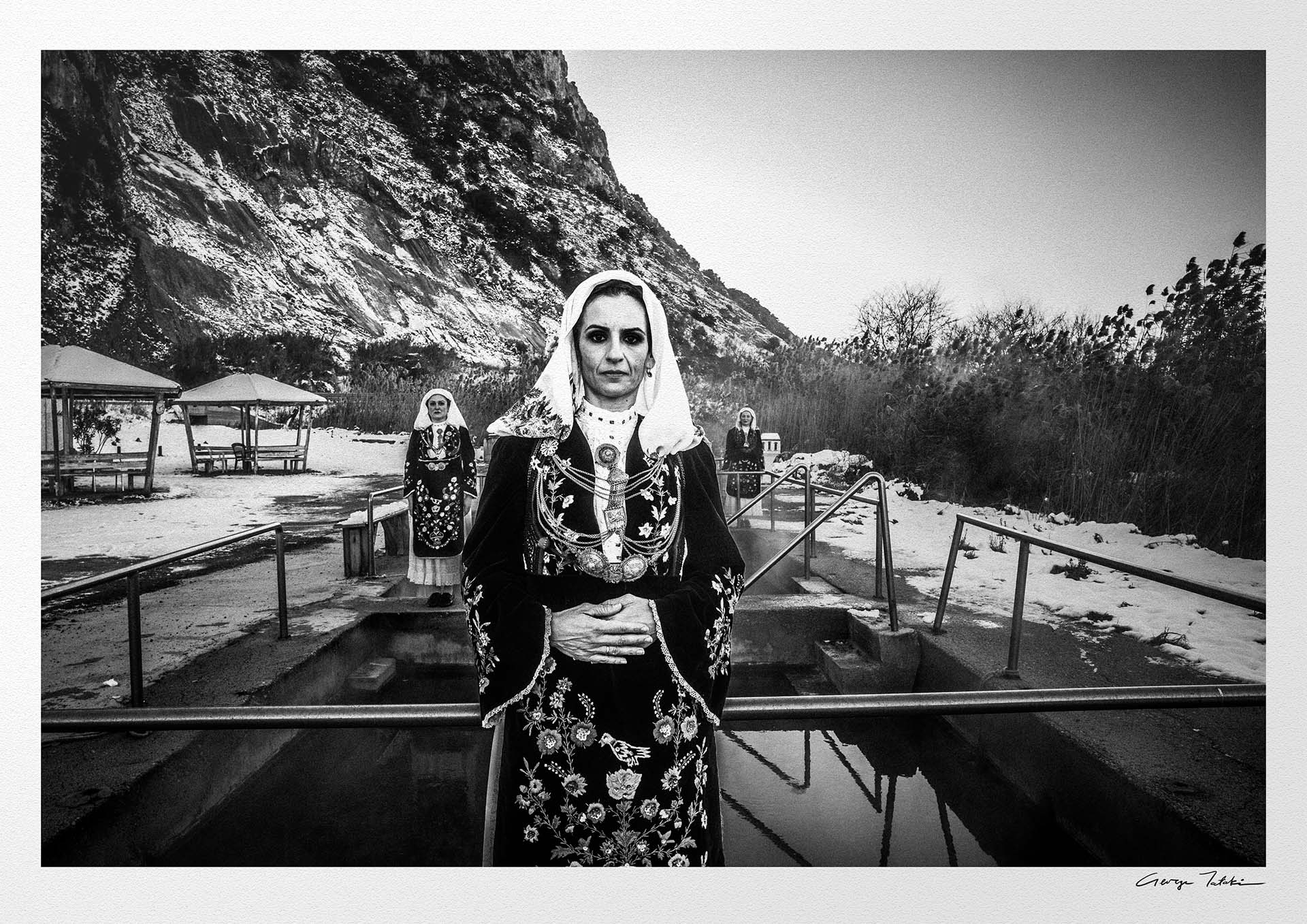 Black and White Photography Wall Art Greece | Costumes of Martino Lokris Phthiotis Greece by George Tatakis