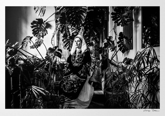 Black and White Photography Wall Art Greece | Costume of Martino Lokris Phthiotis Greece by George Tatakis
