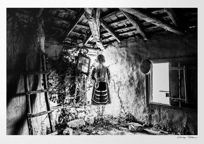 Black and White Photography Wall Art Greece | Bride Metaxades Thrace by George Tatakis