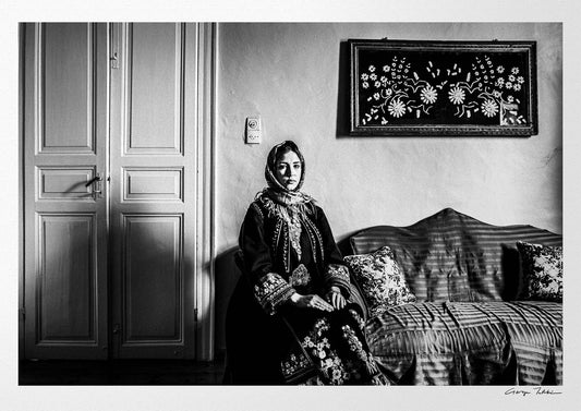 Black and White Photography Wall Art Greece | Traditional costume Aetolicon by George Tatakis