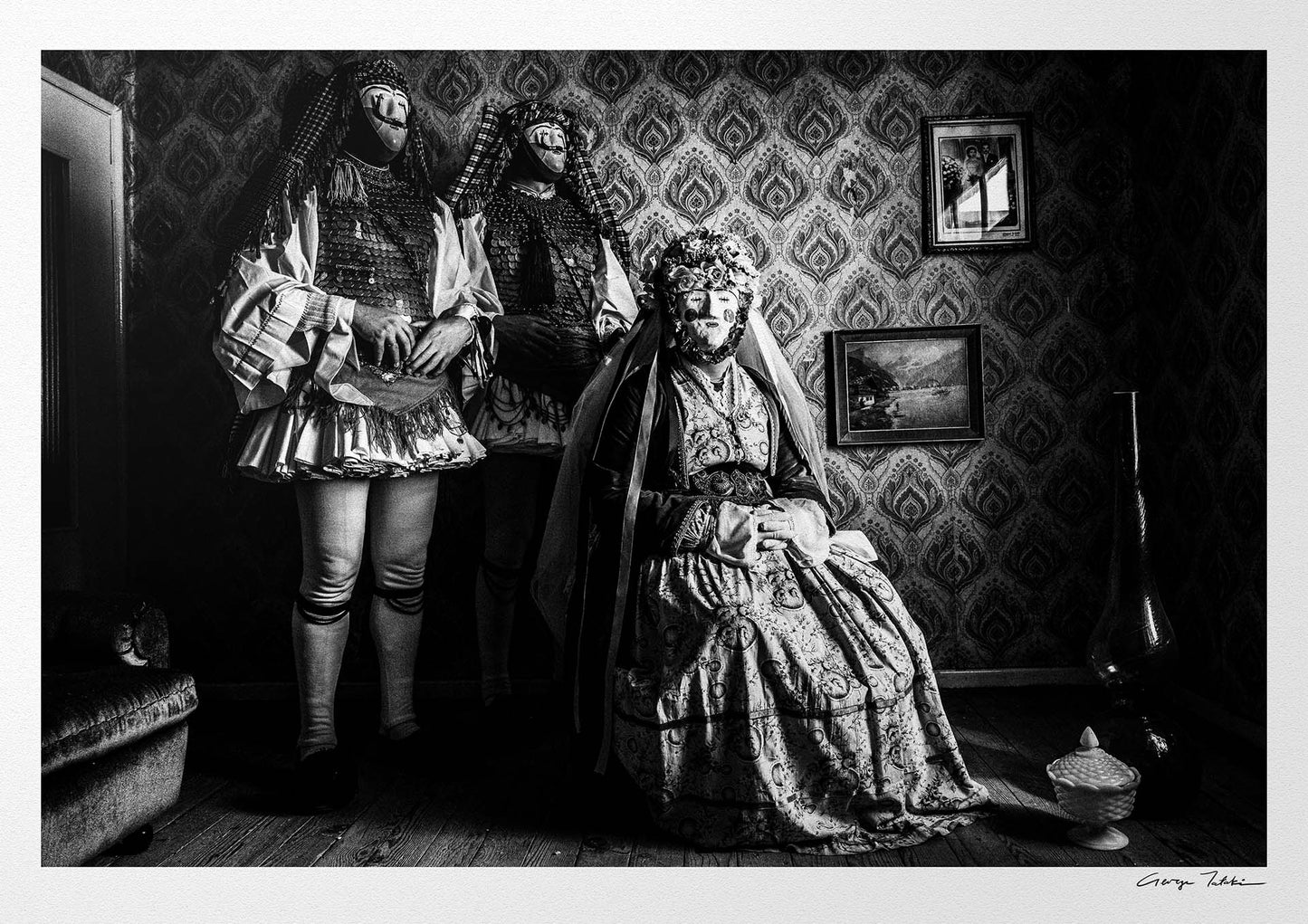 Black and White Photography Wall Art Greece | Genitsari & Boules of Naoussa W. Macedonia by George Tatakis