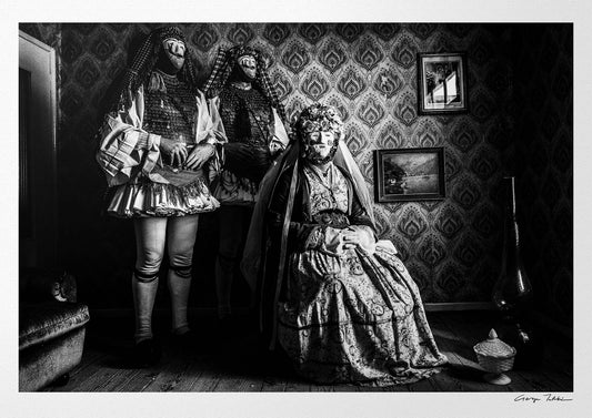 Black and White Photography Wall Art Greece | Genitsari & Boules of Naoussa W. Macedonia by George Tatakis
