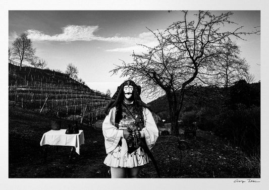 Black and White Photography Wall Art Greece | Genitsaros of Naoussa W. Macedonia by George Tatakis