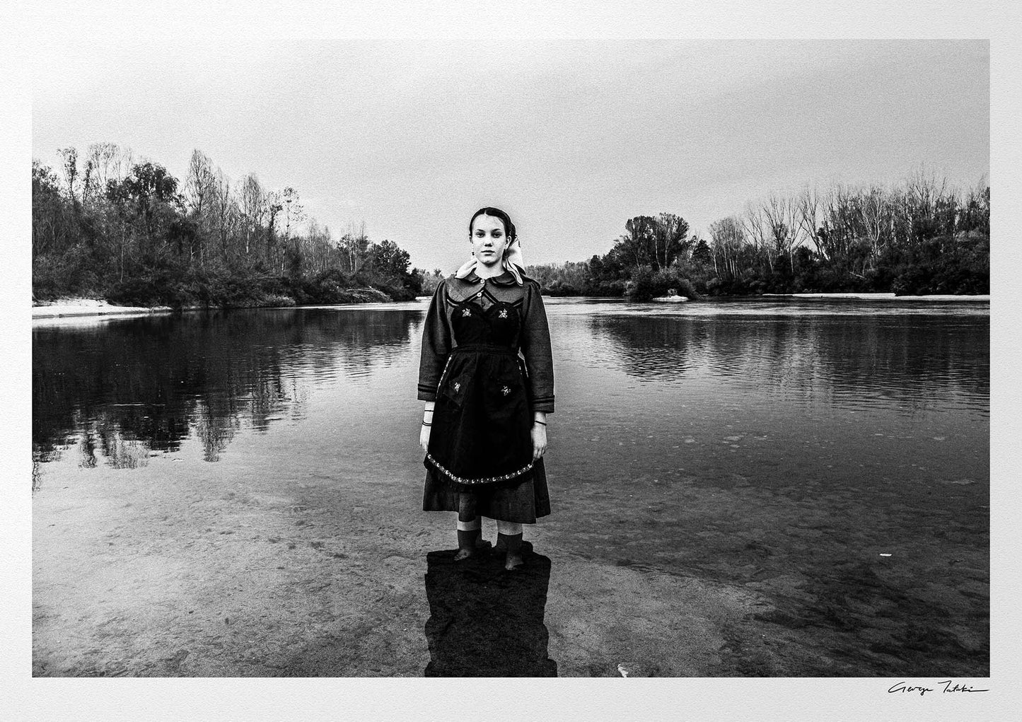 Black and White Photography Wall Art Greece | Costume of Vyssa Kastanies Thrace by George Tatakis